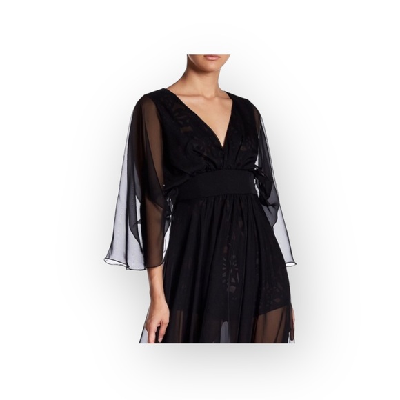 new Lotus Threads ❤︎︎ Lace Romper Overlay Gown Cocktail Maxi Dress ❤︎︎ Edgy Chic - Picture 6 of 16